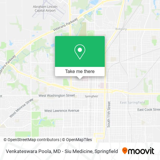 Venkateswara Poola, MD - Siu Medicine map