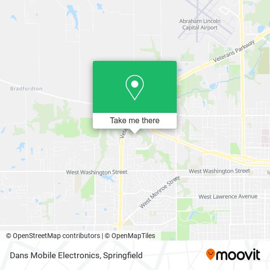 Dans Mobile Electronics map
