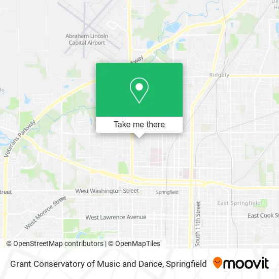 Mapa de Grant Conservatory of Music and Dance