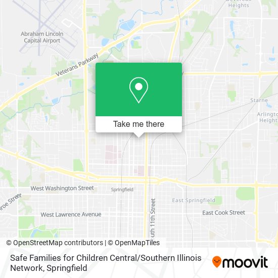 Safe Families for Children Central / Southern Illinois Network map