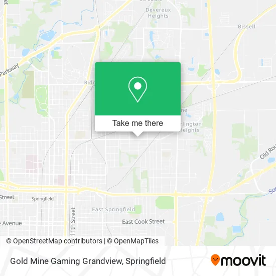 Gold Mine Gaming Grandview map