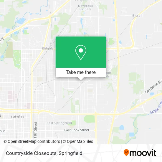 Countryside Closeouts map