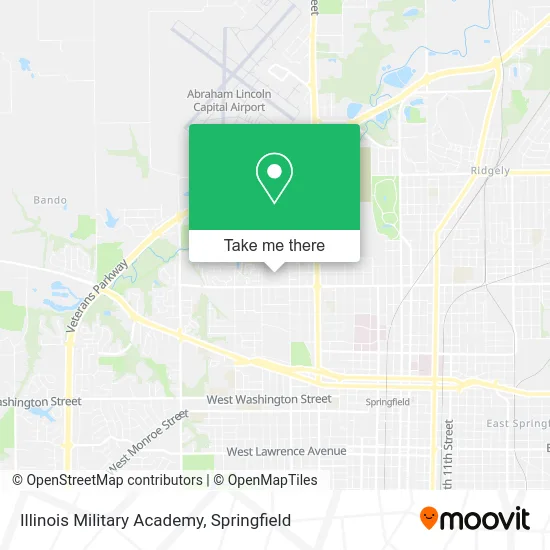 Illinois Military Academy map