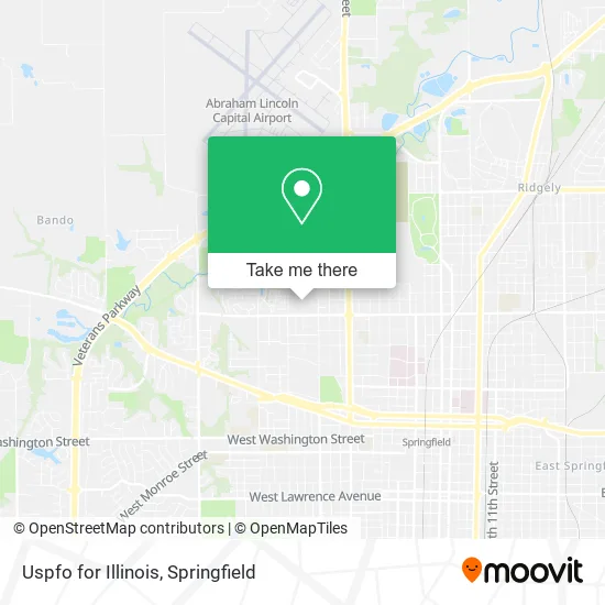 Mapa de Uspfo for Illinois