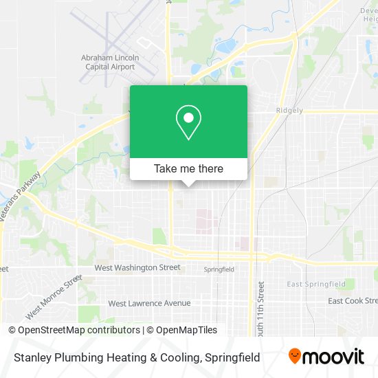 Stanley Plumbing Heating & Cooling map