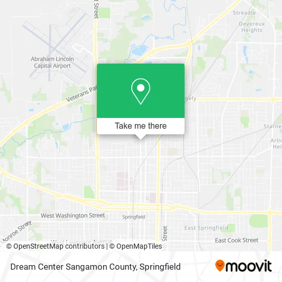 Mapa de Dream Center Sangamon County