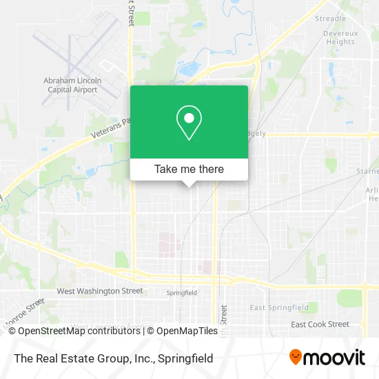 Mapa de The Real Estate Group, Inc.