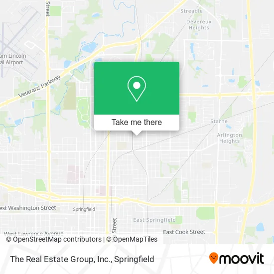 Mapa de The Real Estate Group, Inc.