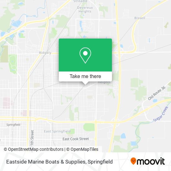 Mapa de Eastside Marine Boats & Supplies