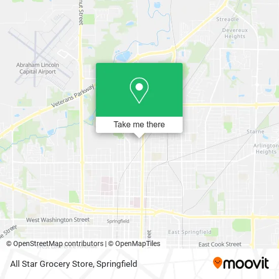 Mapa de All Star Grocery Store
