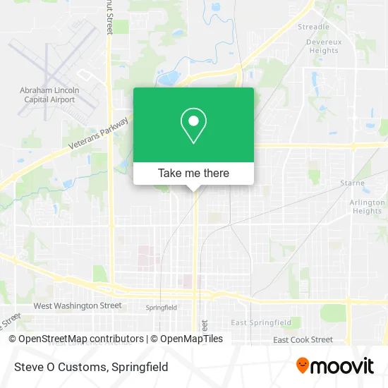 Steve O Customs map