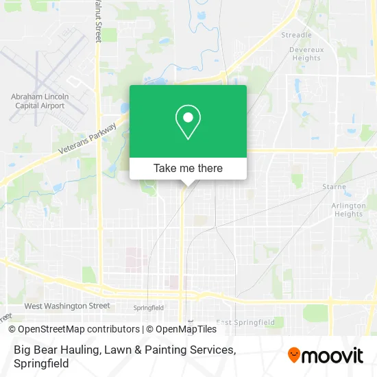 Mapa de Big Bear Hauling, Lawn & Painting Services