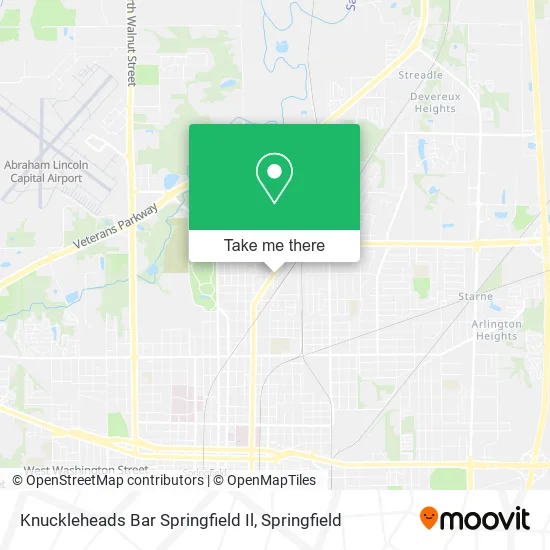 Knuckleheads Bar Springfield Il map