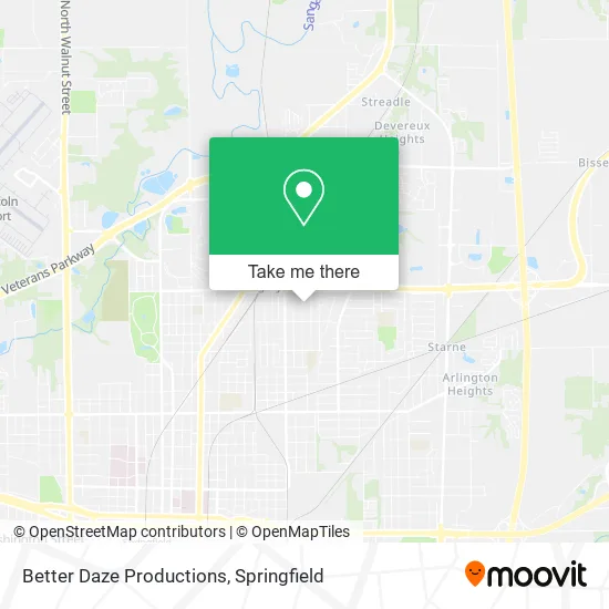 Better Daze Productions map
