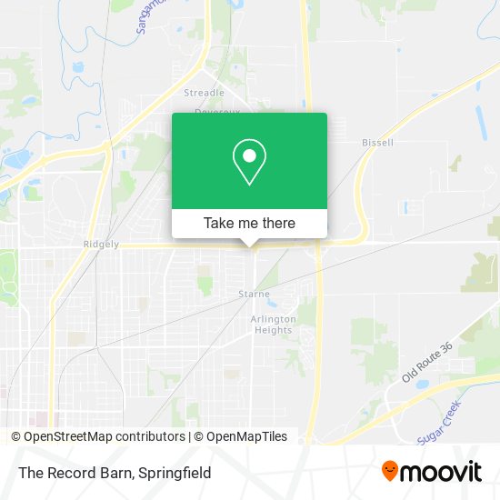 The Record Barn map