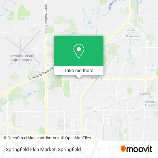 Springfield Flea Market map