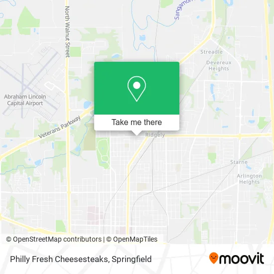 Philly Fresh Cheesesteaks map