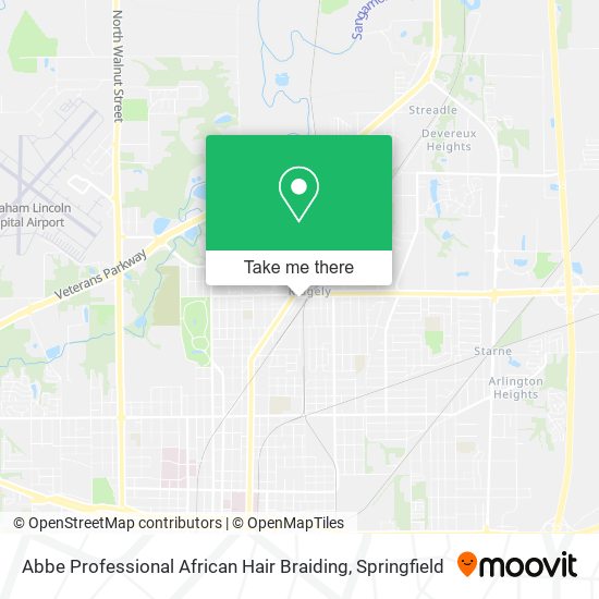 Abbe Professional African Hair Braiding map