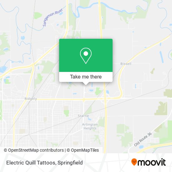 Electric Quill Tattoos map