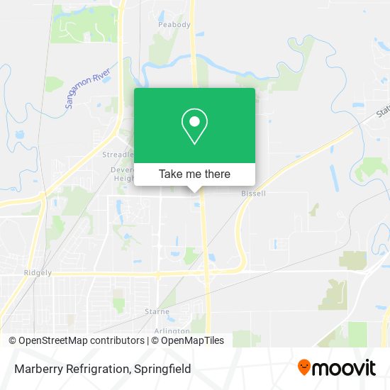 Marberry Refrigration map