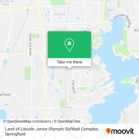 Mapa de Land of Lincoln Junior Olympic Softball Complex