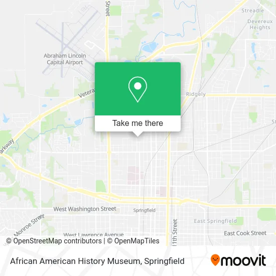 African American History Museum map