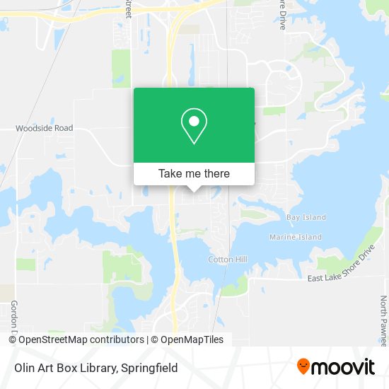 Olin Art Box Library map