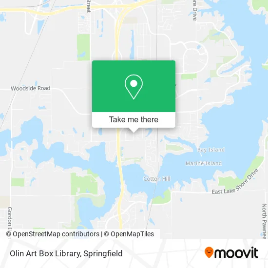 Olin Art Box Library map