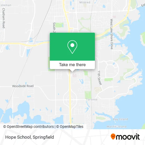 Hope School map