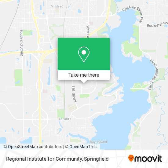Mapa de Regional Institute for Community