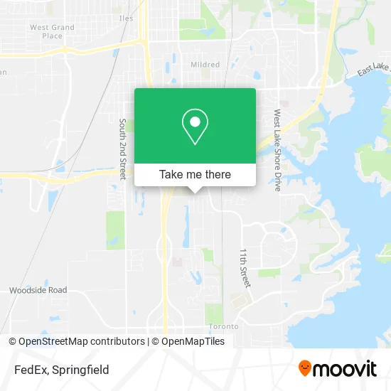 FedEx map