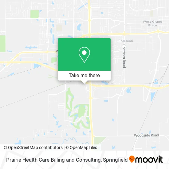 Prairie Health Care Billing and Consulting map