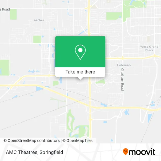 AMC Theatres map