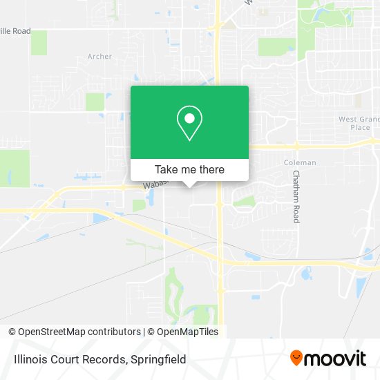 Mapa de Illinois Court Records