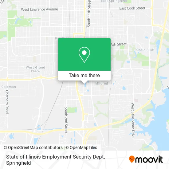 Mapa de State of Illinois Employment Security Dept
