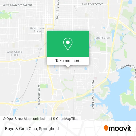 Boys & Girls Club map