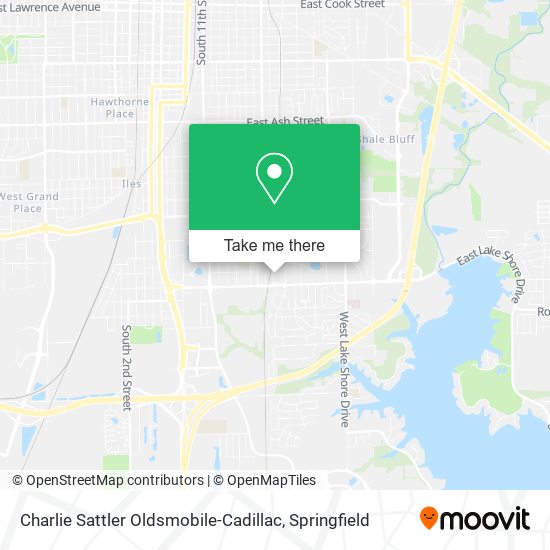 Charlie Sattler Oldsmobile-Cadillac map