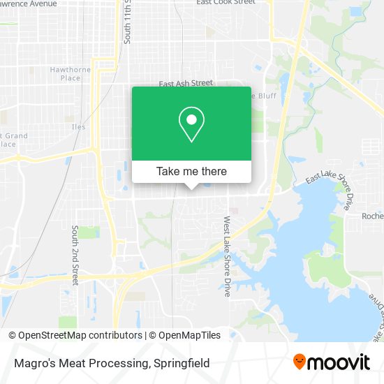 Mapa de Magro's Meat Processing