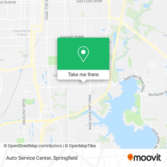 Auto Service Center map