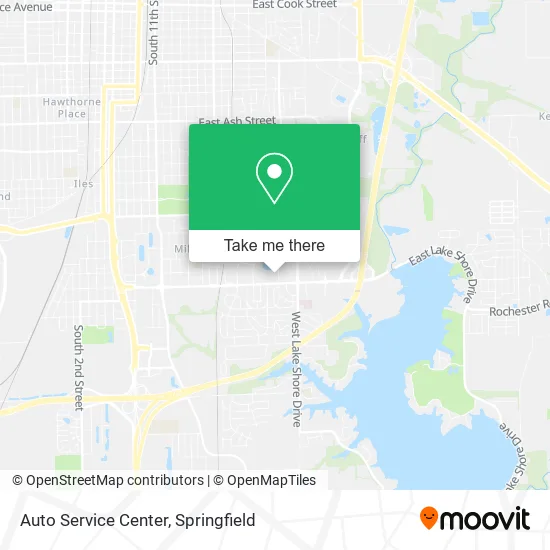 Mapa de Auto Service Center