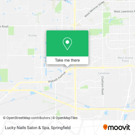 Lucky Nails Salon & Spa map