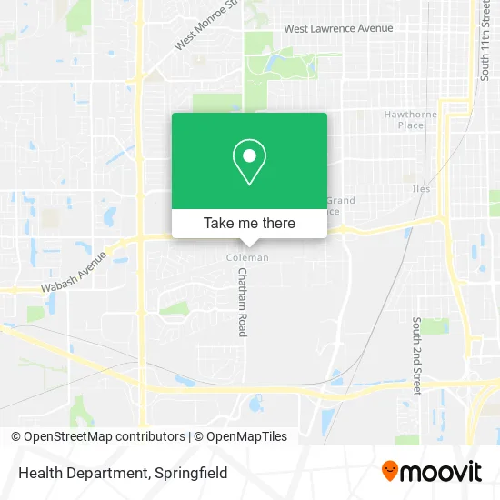 Mapa de Health Department