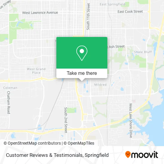 Customer Reviews & Testimonials map