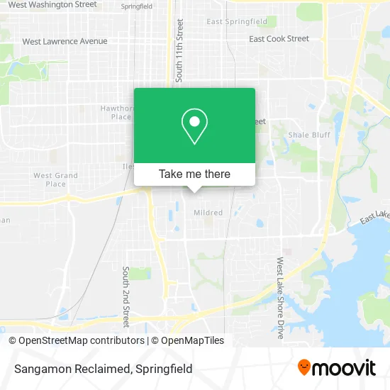 Sangamon Reclaimed map