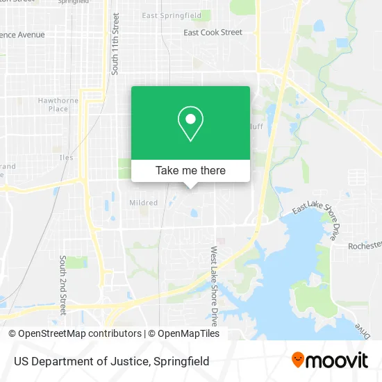 Mapa de US Department of Justice