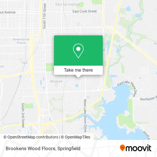 Brookens Wood Floors map