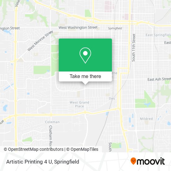Artistic Printing 4 U map