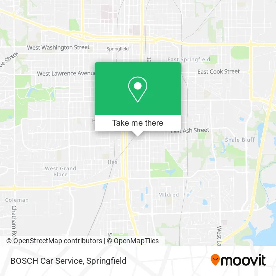 BOSCH Car Service map