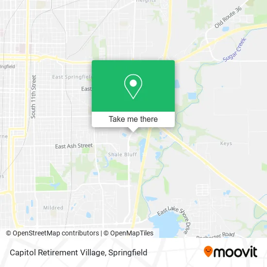 Mapa de Capitol Retirement Village