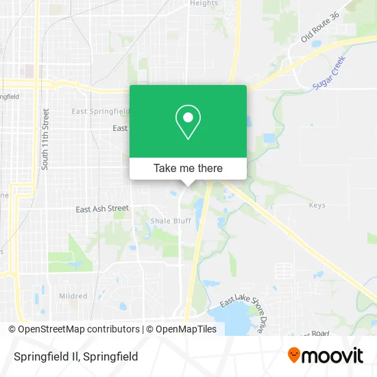 Mapa de Springfield Il